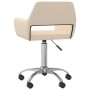 Swivel dining chairs 2 units cream fabric by vidaXL, dining chairs - Ref: Foro24-330321, Price: 100,45 €, Discount: %