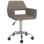 Swivel dining chairs 2 units taupe gray fabric by vidaXL, dining chairs - Ref: Foro24-330328, Price: 122,22 €, Discount: %