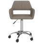 Swivel dining chairs 2 units taupe gray fabric by vidaXL, dining chairs - Ref: Foro24-330328, Price: 122,22 €, Discount: %