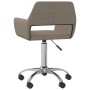 Swivel dining chairs 2 units taupe gray fabric by vidaXL, dining chairs - Ref: Foro24-330328, Price: 122,22 €, Discount: %