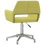 Swivel dining chairs 2 units green fabric by vidaXL, dining chairs - Ref: Foro24-330349, Price: 122,99 €, Discount: %