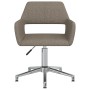 Swivel dining chairs 2 units gray taupe fabric by vidaXL, dining chairs - Ref: Foro24-330352, Price: 150,81 €, Discount: %