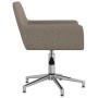 Swivel dining chairs 2 units gray taupe fabric by vidaXL, dining chairs - Ref: Foro24-330352, Price: 150,81 €, Discount: %