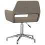 Swivel dining chairs 2 units gray taupe fabric by vidaXL, dining chairs - Ref: Foro24-330352, Price: 150,81 €, Discount: %