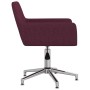 Swivel dining chairs 2 units purple fabric by vidaXL, dining chairs - Ref: Foro24-330353, Price: 122,10 €, Discount: %