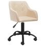 Swivel dining chairs 2 units cream fabric by vidaXL, dining chairs - Ref: Foro24-330381, Price: 128,99 €, Discount: %