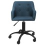 Drehbare Esszimmerstühle, 2 Einheiten, blauer Stoff von vidaXL, Essstühle - Ref: Foro24-330384, Preis: 128,60 €, Rabatt: %