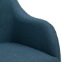 Sillas de comedor giratorias 2 unidades tela azul de vidaXL, Sillas de comedor - Ref: Foro24-330384, Precio: 128,60 €, Descue...