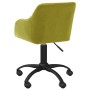 Swivel dining chairs 2 units green fabric by vidaXL, dining chairs - Ref: Foro24-330385, Price: 130,99 €, Discount: %