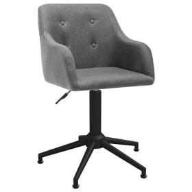 Light Gray Fabric Swivel Office Chair by vidaXL, Office chairs - Ref: Foro24-330390, Price: 102,99 €, Discount: %