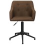 Swivel dining chairs 2 units brown fabric by vidaXL, dining chairs - Ref: Foro24-330406, Price: 179,66 €, Discount: %