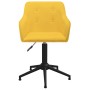 Sillas de comedor giratorias 2 unidades tela amarillo de vidaXL, Sillas de comedor - Ref: Foro24-330410, Precio: 138,91 €, De...