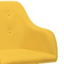 Sillas de comedor giratorias 2 unidades tela amarillo de vidaXL, Sillas de comedor - Ref: Foro24-330410, Precio: 138,91 €, De...