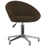 Swivel dining chairs 2 units dark brown fabric by vidaXL, dining chairs - Ref: Foro24-330455, Price: 96,91 €, Discount: %