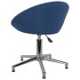 Swivel dining chairs 2 units blue fabric by vidaXL, dining chairs - Ref: Foro24-330456, Price: 130,99 €, Discount: %