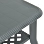 Green plastic coffee table 90x60x46 cm