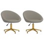 Dining chairs 2 units light gray velvet by vidaXL, dining chairs - Ref: Foro24-330474, Price: 145,78 €, Discount: %