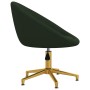 Dining chairs 2 units dark green velvet by vidaXL, dining chairs - Ref: Foro24-330476, Price: 124,52 €, Discount: %