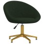 Dining chairs 2 units dark green velvet by vidaXL, dining chairs - Ref: Foro24-330476, Price: 124,52 €, Discount: %