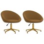 Dining chairs 2 units brown velvet by vidaXL, dining chairs - Ref: Foro24-330482, Price: 144,22 €, Discount: %