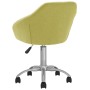 Swivel dining chairs 2 units green fabric by vidaXL, dining chairs - Ref: Foro24-330503, Price: 134,94 €, Discount: %