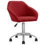 Swivel dining chairs 2 units red wine red fabric by vidaXL, dining chairs - Ref: Foro24-330505, Price: 133,11 €, Discount: %