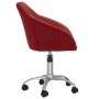 Swivel dining chairs 2 units red wine red fabric by vidaXL, dining chairs - Ref: Foro24-330505, Price: 133,11 €, Discount: %