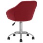 Swivel dining chairs 2 units red wine red fabric by vidaXL, dining chairs - Ref: Foro24-330505, Price: 133,11 €, Discount: %