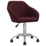 Swivel dining chairs 2 units purple fabric by vidaXL, dining chairs - Ref: Foro24-330507, Price: 133,99 €, Discount: %