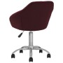 Swivel dining chairs 2 units purple fabric by vidaXL, dining chairs - Ref: Foro24-330507, Price: 133,99 €, Discount: %