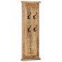 Coat racks 2 units solid mango wood 38x100 cm by vidaXL, Hat and coat racks - Ref: Foro24-337853, Price: 134,46 €, Discount: %