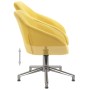 Swivel dining chairs 2 units yellow fabric by vidaXL, dining chairs - Ref: Foro24-330528, Price: 110,30 €, Discount: %