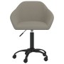 2pcs Light Gray Velvet Swivel Dining Chairs by vidaXL, dining chairs - Ref: Foro24-330556, Price: 133,22 €, Discount: %