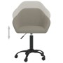 2pcs Light Gray Velvet Swivel Dining Chairs by vidaXL, dining chairs - Ref: Foro24-330556, Price: 133,22 €, Discount: %