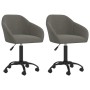 Swivel dining chairs 2 units dark gray velvet by vidaXL, dining chairs - Ref: Foro24-330557, Price: 132,08 €, Discount: %