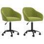 Swivel dining chairs 2 units light green velvet by vidaXL, dining chairs - Ref: Foro24-330559, Price: 134,39 €, Discount: %