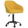 Sillas de comedor giratorias 2 uds terciopelo amarillo de vidaXL, Sillas de comedor - Ref: Foro24-330563, Precio: 132,08 €, D...