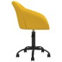 Sillas de comedor giratorias 2 uds terciopelo amarillo de vidaXL, Sillas de comedor - Ref: Foro24-330563, Precio: 132,08 €, D...