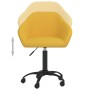 Sillas de comedor giratorias 2 uds terciopelo amarillo de vidaXL, Sillas de comedor - Ref: Foro24-330563, Precio: 132,08 €, D...