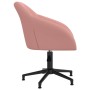 Silla de comedor giratoria de terciopelo rosa de vidaXL, Sillas de comedor - Ref: Foro24-330571, Precio: 139,40 €, Descuento: %