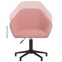 Silla de comedor giratoria de terciopelo rosa de vidaXL, Sillas de comedor - Ref: Foro24-330571, Precio: 139,40 €, Descuento: %