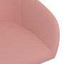 Pink Velvet Swivel Dining Chair by vidaXL, dining chairs - Ref: Foro24-330571, Price: 139,99 €, Discount: %