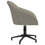 2pcs Light Gray Velvet Swivel Dining Chairs by vidaXL, dining chairs - Ref: Foro24-330578, Price: 166,62 €, Discount: %