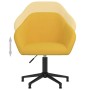 Swivel dining chairs 2 pcs yellow velvet by vidaXL, dining chairs - Ref: Foro24-330585, Price: 155,32 €, Discount: %