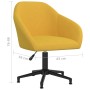 Swivel dining chairs 2 pcs yellow velvet by vidaXL, dining chairs - Ref: Foro24-330585, Price: 155,32 €, Discount: %