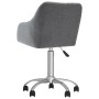 Swivel dining chairs 2 units light gray fabric by vidaXL, dining chairs - Ref: Foro24-330633, Price: 127,99 €, Discount: %