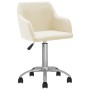 Swivel dining chairs 2 units cream fabric by vidaXL, dining chairs - Ref: Foro24-330636, Price: 128,44 €, Discount: %