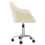 Swivel dining chairs 2 units cream fabric by vidaXL, dining chairs - Ref: Foro24-330636, Price: 128,44 €, Discount: %