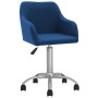 Sillas de comedor giratorias 2 unidades tela azul de vidaXL, Sillas de comedor - Ref: Foro24-330639, Precio: 129,30 €, Descue...