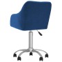 Sillas de comedor giratorias 2 unidades tela azul de vidaXL, Sillas de comedor - Ref: Foro24-330639, Precio: 129,30 €, Descue...